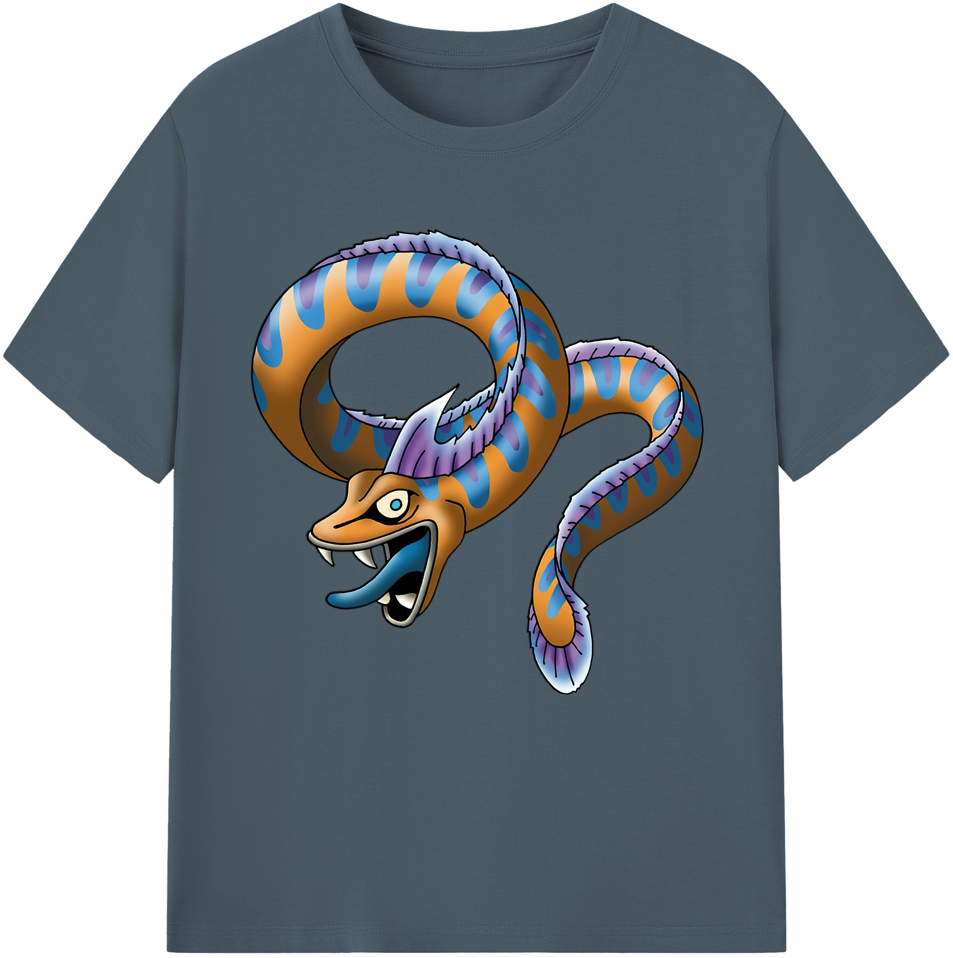 （画像用） ドラゴンクエスト Doragon Kuesuto Dragon Quest 綿100％半袖Tシャツ（フロントプリント）